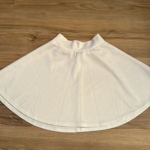 White skirt